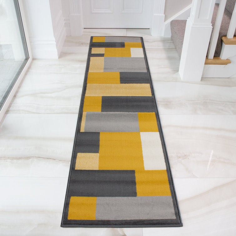 17 Stories Grey/Ochre Rug & Reviews Wayfair.co.uk